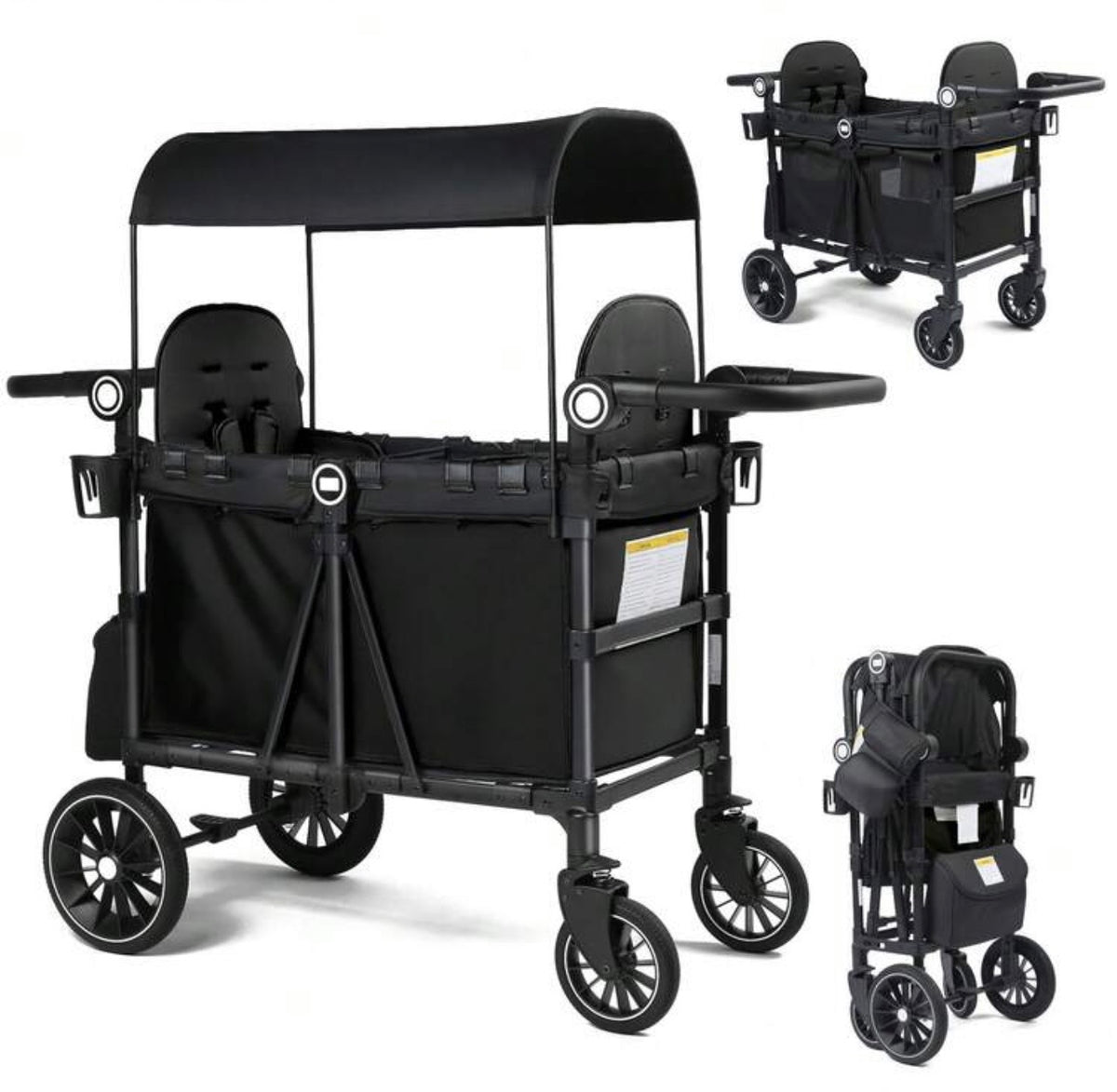 TidyMini TrailNest™ 4-in-1 Double Stroller Wagon