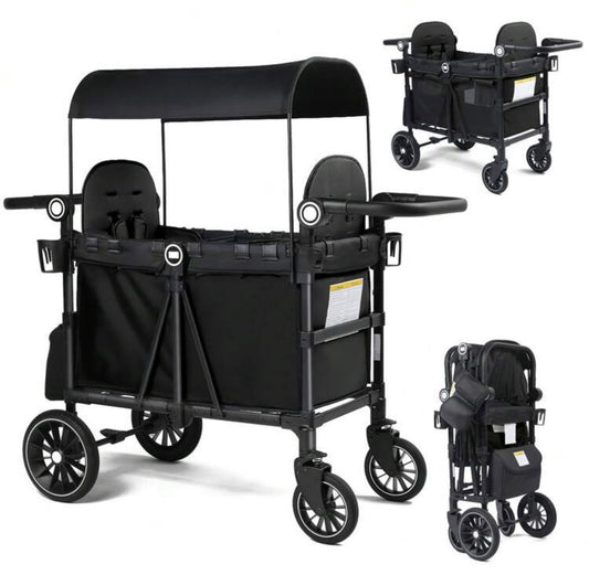 TidyMini TrailNest™ 4-in-1 Double Stroller Wagon